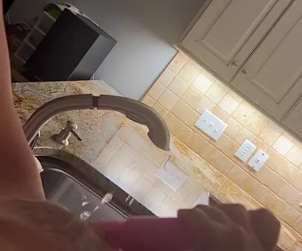 I was aiming for the sink lol 💦 - Free TikTok Porn Video