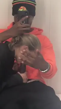 BF was outside waiting for me while I sucked a stranger in the changing room