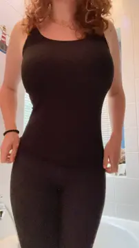 Dropping my huge tits (OC)