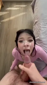 Goth girl deepthroat - Free TikTok Porn Video