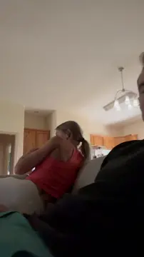 Couch blowjobs are the best - Free TikTok Porn Video
