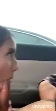 Smiling while giving him the first blowjob of his life BlowJob