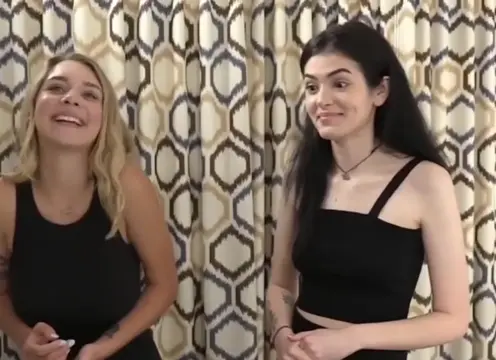 the look of shock on her face gooned