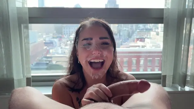 Girls look better with cum on their face